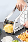 Çelik El Tipi Patates Sebze Dilimleyici Küp Rende Doğrayıcı