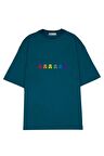Unisex Oversize T-shirt Star Wars Rainbow Stormtrooper Helmets Gradient