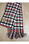 Omuz Şalı Atkı , Kare Desenli , Renkli , Yumuşak, Kışlık , Sıcak 80 X 160