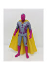 Eğitici Oyuncaklar Orta Boy 17 cm Işıklı Hareketli Avengers Yenilmezler Oyuncak Vision Karakter Figü