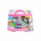Kız Erkek Çocuk Oyuncak Pembe Saçlı Denizkızı Maylla Resif Mini Oyun Seti Kız Erkek Çocuk Oyuncak Eğ