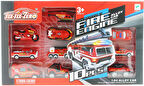 Kız Erkek Çocuk Oyuncak 10'lu Die Cast Metal İtfaiye Araçları Seti Kız Erkek Çocuk Oyuncak Eğitici E