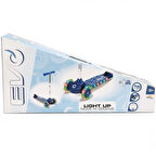 Kız Erkek Çocuk Oyuncak Evo Işıklı Move N Groove Mavi Üç Tekerlekli Scooter Kız Erkek Çocuk Oyuncak