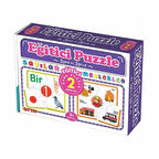 Kız Erkek Çocuk Oyuncak 7193 Çark Puzzle Sayılar -Dıytoy Kız Erkek Çocuk Oyuncak Eğitici Eğlenceli O