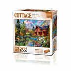 Kız Erkek Çocuk Oyuncak 22513 Mountain Retreat 2000 Parça Puzzle -KS Kız Erkek Çocuk Oyuncak Eğitici