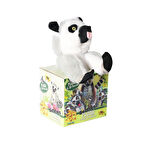 Kız Erkek Çocuk Oyuncak PRM 15801 Prime 3D Lemur Peluş ve Selfie 48 Parça Puzzle Kız Erkek Çocuk Oyu