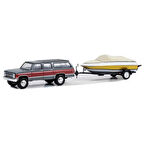 Kız Erkek Çocuk Oyuncak Greenlight 1/64 1987 Chevrolet Suburban K20 Silverado Kız Erkek Çocuk Oyunca
