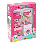 Kız Erkek Çocuk Oyuncak Oydaş Minik Şefler Mutfakta Fırın ve Çamaşır Makinesi 2'li Set 02358 Kız Erk