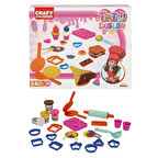 Kız Erkek Çocuk Oyuncak Crafy Tatlı Düşler Oyun Hamuru Seti 200 g 22 Parça Kız Erkek Çocuk Oyuncak E