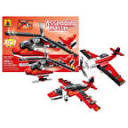 Kız Erkek Çocuk Oyuncak Ausini Assembling Master 3 in 1 265 Parça Hava Araçları Seti Kız Erkek Çocuk