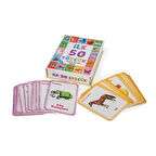 Kız Erkek Çocuk Oyuncak 1161 DıyToy, Flash Cards - İlk 50 Sözcük / +12 ay Kız Erkek Çocuk Oyuncak Eğ