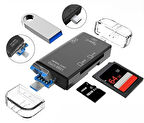 ZR826 Atud-05 6 İn 1 Otg Card Reader