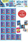 16 Paket Panini Stitch Süper ScrapBook Çıkartma 80 Adet Sticker