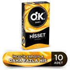 Okey Prezervatif 3'lü Paket Hisset - Klasik - Zirve