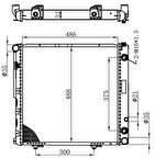 Oris BME008032 Radyatör Brazing Mt 486X488X32 E200 220 W124 84-62763 1245006303