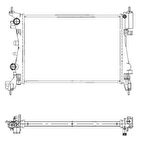 Oris MOP370023 Motor Radyatörü Punto Grande Punto Corsa D 1.2 1.3 1300279