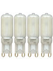 (4 Adet) Osaka Buzlu 5W Beyaz Işık (6500K) G9 Duylu Led Kapsül Ampul