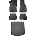 Rizline Audi A4 3D Bagaj Havuzu ve Paspas Siyah 2001-2008