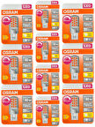 Osram 4W (40W) 2700K (Sarı Işık) G9 Duylu Dim Edilebilir Led Kapsül Ampul (10 Adet)