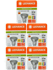 (5 Adet) Ledvance 4,5W (50W) 3000K (Sarı Işık) Dim Edilebilir GU10 Duylu Led Spot Ampul