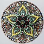 Ahşap Çanta Plakası 7259 Mozaik