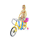 Oyuncak Bebek Bisikletli Bebek Işıklı Sesli