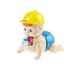 Oyuncak Bebek Emekleyen Bebek Işıklı Sesli Hareketli 15 cm