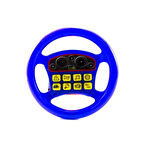 Oyuncak Direksiyon Sesli Tuşlu Türkçe Şarkılı Mavi