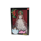 Oyuncak Gelin Bebek Renkli Saç 25 cm