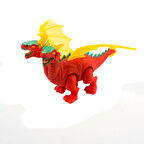 Oyuncak Ejderha İki Başlı Işıklı Sesli Hareketli 26 Cm