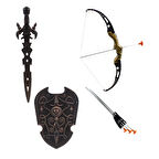 Oyuncak Ok Yay Kılıc Kalkan Süper Set