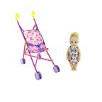 Oyuncak Konuşan Bebek Zeliş Baston Pusetli Set