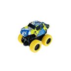 Oyuncak Mini Ofroad Araba Sürtmeli Kamuflaj Kaplama Araba 10 Cm