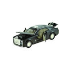 Oyuncak Metal Araba Çek Bırak Işıklı Sesli Phantom 13 cm Siyah