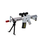 Oyuncak Tüfek M16 Işıklı Sesli 60 Cm Çatal Ayaklı