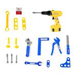 Oyuncak Tamir Seti 19 Parça pilli Matkaplı Set