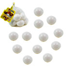 Oyuncak Yumurta Fileli 12 Adet 6 Cm Beyaz Boyanabilir