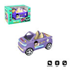 ZR169-2 Işıklı Müzikli Çarp Dön Üstü Açık Renkli Araba -Vardem Oyuncak