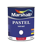 Marshall Pastel Yarı Mat Boyası Mavi Çam 2,5 Lt (3,5 Kg)
