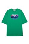 Unisex Oversize T-shirt Star Wars Logo With The Child