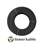 5 Metre Öznur 6 MM Solar Kablo H1Z2Z2-K Siyah (FOTOVOLTAİK)