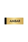 Metal Yönlendirme Levhası, Departman Kapı Isimliği Ambar 5x20 Cm Altın Renk