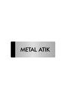 Metal Yönlendirme Levhası, Departman Kapı Isimliği Metal Atık 7X20 Cm Gümüş Renk