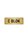 Metal Yönlendirme Levhası, Departman Kapı Isimliği C Blok 5x20 Cm Altın Renk