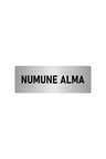 Metal Yönlendirme Levhası, Departman Kapı Isimliği Numune Alma 5x20 Cm Gümüş Renk
