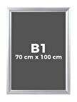 B1 70X100 cm Gönye Köşe Alüminyum Aç Kapa Çerçeve
