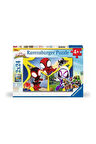 Kız Çocuk Oyuncak 57290 Spidey and Amazing Friends 2x24 parça Ravensburger Puzzl