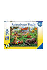 Kız Çocuk Oyuncak 128280 Bahçede 200 parça XXL Ravensburger Puzzle Erkek Çocuk Oyuncak Eğitici Oyunc