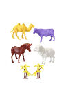 Kız Çocuk Oyuncak 706 Toy Play 6 Parça Çiftlik Hayvanları Figür Seti 12-13cm Eği