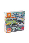Kız Çocuk Oyuncak PRS 32707 The Airport runway Pre School Puzzle -KSPuzzle Eğiticii